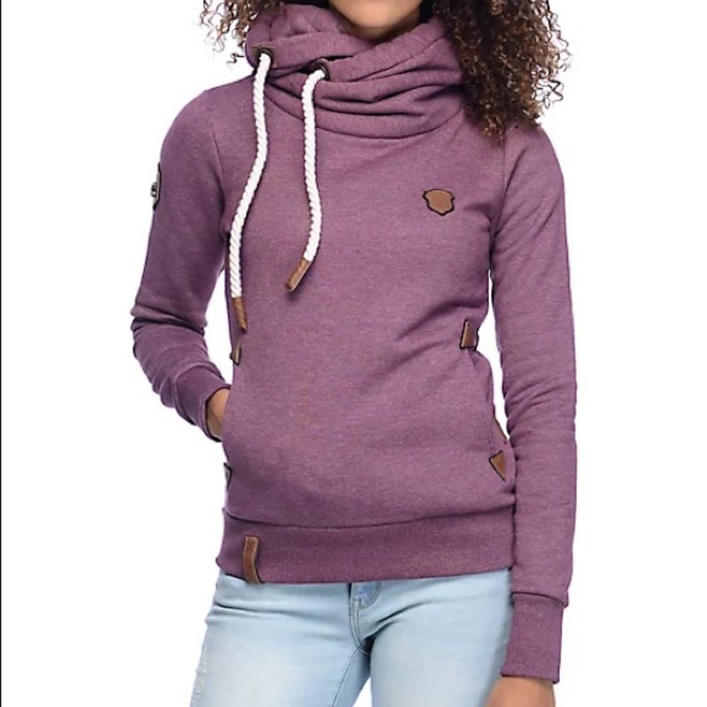 NAKETANO Darth Vii Bordeaux Hoodie